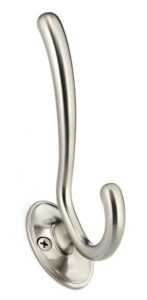 SINGLE TWO ARM HOOK NICKEL 5-IN