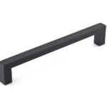 CABINET PULL MATTE BLACK 160-MM