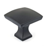 CABINET KNOB MATTE BLACK 33-MM