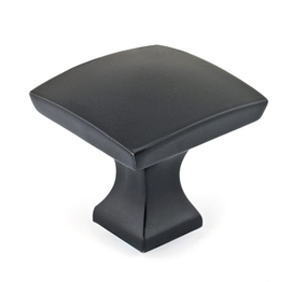 CABINET KNOB MATTE BLACK 33-MM