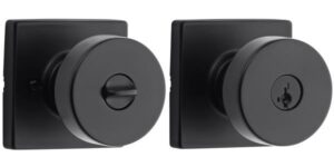 CAMBIE KNOB KEYED MATTE BLACK