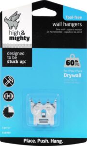 TOOL-FREE WALL HANGER 60-LB 1 PIECE