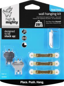 TOOL-FREE WALL HANGER 20-LB 6 PIECE