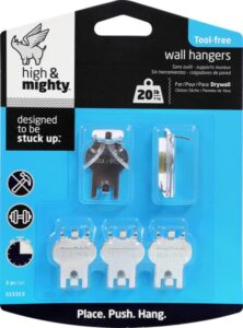 TOOL-FREE WALL HANGER 20-LB 5 PIECE