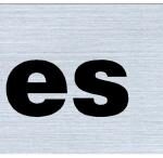 SIGN LADIES WASHROOM 2X8 INCH