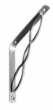 SHELF BRACKET CONCORD 8-IN NICKEL