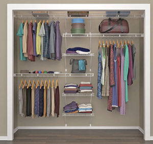 WIRE SHELF AND ROD 6-FT X 16-IN