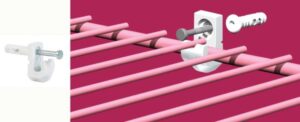 WALL CLIPS WHITE 48 PACK