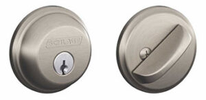 DEADBOLT SATIN NICKEL