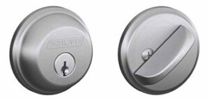 DEADBOLT SATIN CHROME