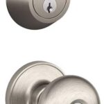 KNOB AND DEADBOLT COMBO NICKEL
