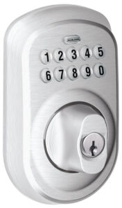 PLYMOUTH ELECTRONIC DEADBOLT CHROME