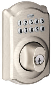 CAMELOT ELECTRONIC DEADBOLT NICKEL