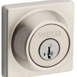 ELEMENTS DEADBOLT SQUARE NICKEL