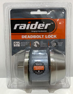 DEADBOLT LOCK CHROME
