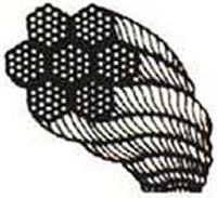 CABLE GALVANIZED 7X19 1/4-IN