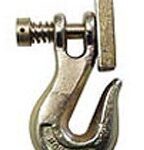 GRAB HOOK WITH LATCH ALLOY 1/4-IN
