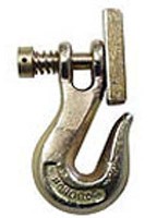 GRAB HOOK WITH LATCH ALLOY 1/4-IN