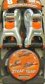 RATCHET STRAP 1500LB 1INX8FT 2PC
