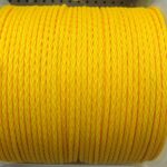 POLY ROPE HOLLOW YELLOW 1/4-IN