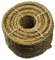 SISAL ROPE NATURAL 1/4-IN X 50-FT