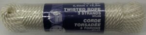 NYLON ROPE TWISTED 1/4-IN X 50-FT