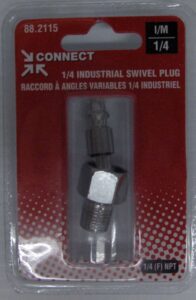 PLUG SWIVEL 1/4-IN MNPT