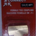 TEE COUPLING 1/4-IN FNPT