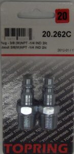 PLUG 1/4 IND 3/8-IN MNPT