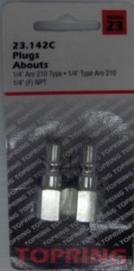 PLUG ARO 210 X 1/4-IN FNPT