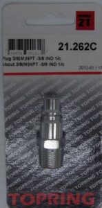 PLUG 3/8 IND X 3/8-IN MNPT