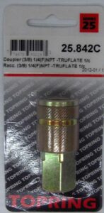 COUPLER 3/8 TRUFLATE X 1/4 FNPT