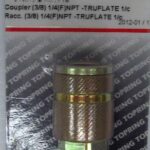 COUPLER 3/8 TRUFLATE X 1/4 FNPT