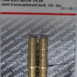 HOSE BARB SPLICER 1/4-IN ID