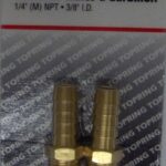 HOSE BARB TO PIPE 3/8 X 1/4-IN MNPT
