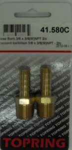 HOSE BARB TO PIPE 3/8 X 3/8-IN MNPT
