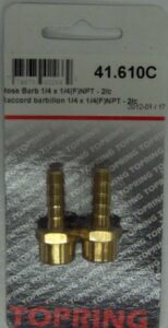 HOSE BARB TO PIPE 1/4 X 1/4-IN FNPT