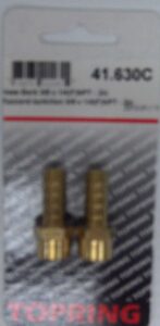 HOSE BARB TO PIPE 3/8 X 1/4-IN FNPT