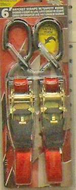 RATCHET STRAP 1INX6FT 1200LB 2PC