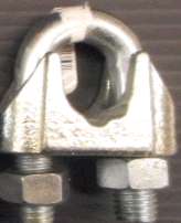 ROPE CLIP MALLEABLE IRON 3/4-IN