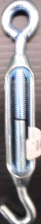 TURNBUCKLE HOOK / EYE 3/8-IN
