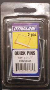 QUICK PIN SQUARE 1/4 X 2 1/2IN 2 PK