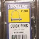 QUICK PIN ROUND 5/16 X 1 3/4IN 2 PK