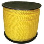 POLY ROPE TWIST YELLOW 5/16-IN