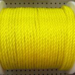 POLY ROPE TWIST YELLOW 3/8-IN