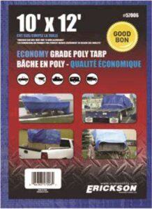 TARP ECONOMY BLUE 6X8-FT 2 PK