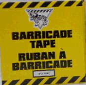 BARRICADE TAPE CAUTION 3IN X 1000FT