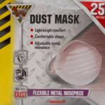 DUST MASK DISPOSABLE 25 PACK