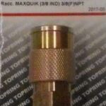 COUPLER MAXQUIK 3/8 IND X 3/8 FNPT