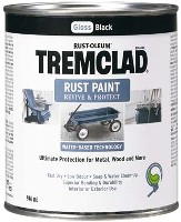 RUST PAINT WATER BASED GLOSS BLACK